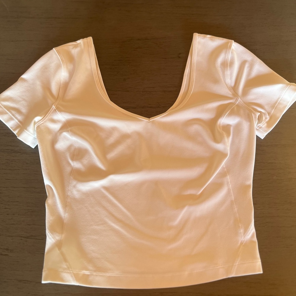 Lululemon Align short sleeve tee White